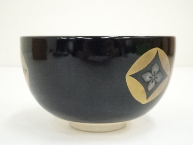 道具 ] - 道具 京焼 川尻一寛造 金彩七宝文茶碗（共箱） | ネット